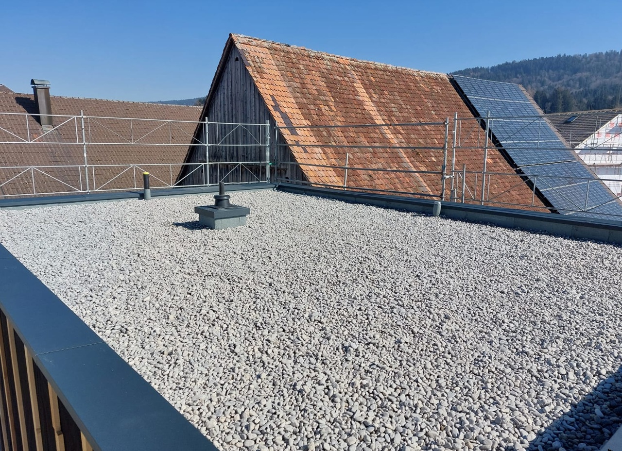 Flachdach Projekt Abdichtung Spengler